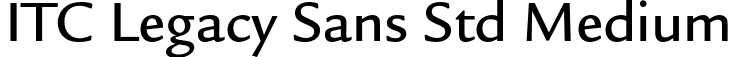 ITC Legacy Sans Std Medium font - LegacySansStd-Medium.otf