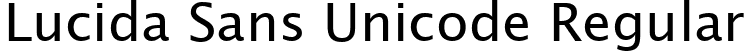 Lucida Sans Unicode Regular font - l_10646.ttf