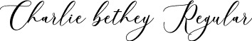 Charlie bethey Regular font - Charlie bethey.ttf