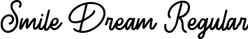 Smile Dream Regular font - Smile Dream PERSONAL USE ONLY!.ttf