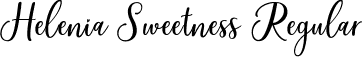 Helenia Sweetness Regular font - Helenia Sweetness.ttf