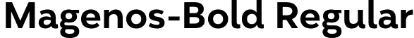 Magenos-Bold Regular font - Magenos-Bold.otf