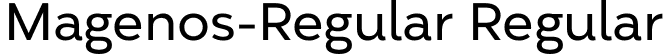 Magenos-Regular Regular font - Magenos-Regular.otf