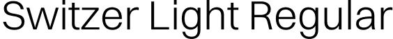 Switzer Light Regular font - Switzer-Light.otf