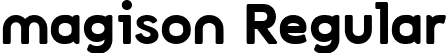 magison Regular font - Magison.ttf