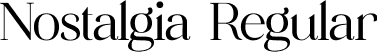 Nostalgia Regular font - Nostalgia.otf