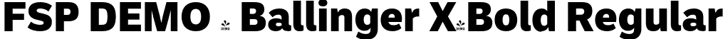 FSP DEMO - Ballinger X-Bold Regular font - Fontspring-DEMO-ballinger-xbold-1.otf