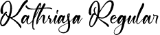 Kathriasa Regular font - Kathriasa.otf