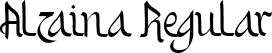 Alzaina Regular font - Alzaina.otf