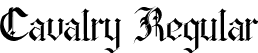 Cavalry Regular font - Cavalry.otf