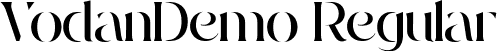 VodanDemo Regular font - vodan-demo.ttf