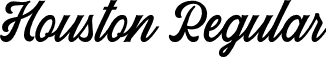 Houston Regular font - Houston.ttf