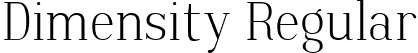 Dimensity Regular font - Dimensity-Regular (demo).ttf