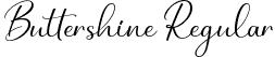 Buttershine Regular font - BUTTERSHINE SCRIPT.ttf