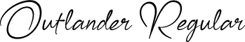 Outlander Regular font - Outlander.ttf