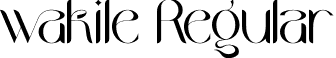 wakile Regular font - Wakile.otf