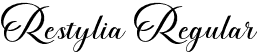 Restylia Regular font - Restylia.otf