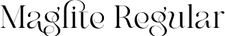 Maglite Regular font - Maglite.otf