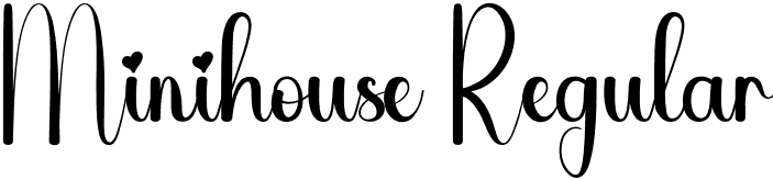 Minihouse Regular font - Minihouse.otf