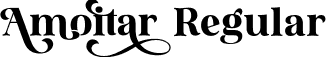 Amoitar Regular font - Amoitar Regular.otf