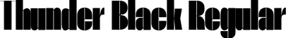 Thunder Black Regular font - Thunder-BlackHC.otf