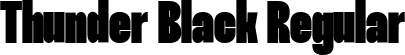 Thunder Black Regular font - Thunder-BlackLC.ttf