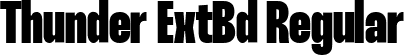 Thunder ExtBd Regular font - Thunder-ExtraBoldLC.ttf