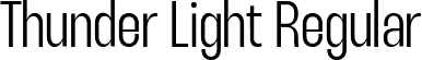 Thunder Light Regular font - Thunder-LightLC.ttf