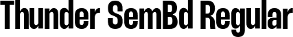 Thunder SemBd Regular font - Thunder-SemiBoldLC.ttf