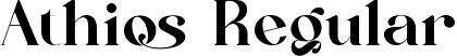 Athios Regular font - Athios.ttf