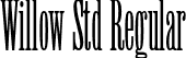 Willow Std Regular font - Willow Std Light.otf