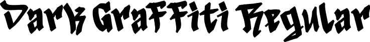 Dark Graffiti Regular font - Dark-Graffiti-OTF-Personal.otf