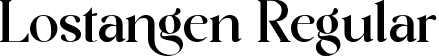 Lostangen Regular font - Lostangen.otf