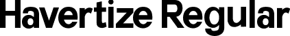 Havertize Regular font - Havertize.otf