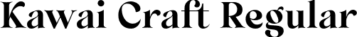 Kawai Craft Regular font - Kawai Craft.otf