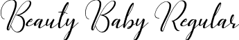 Beauty Baby Regular font - BeautyBaby.ttf