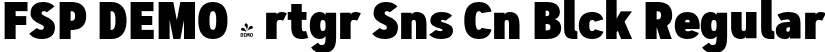 FSP DEMO - rtgr Sns Cn Blck Regular font - Fontspring-DEMO-artegra_sans-condensed-900-black.otf