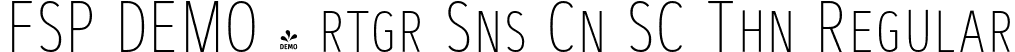 FSP DEMO - rtgr Sns Cn SC Thn Regular font - Fontspring-DEMO-artegra_sans-condensed-sc-100-thin.otf