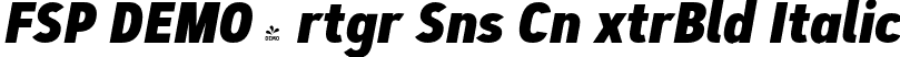 FSP DEMO - rtgr Sns Cn xtrBld Italic font - Fontspring-DEMO-artegra_sans-condensed-800-extrabold-italic.otf