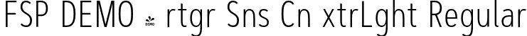 FSP DEMO - rtgr Sns Cn xtrLght Regular font - Fontspring-DEMO-artegra_sans-condensed-200-extralight.otf