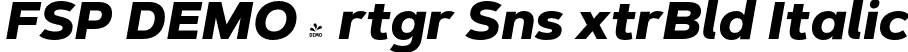 FSP DEMO - rtgr Sns xtrBld Italic font - Fontspring-DEMO-artegra_sans-800-extrabold-italic.otf