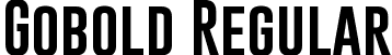 Gobold Regular font - Gobold Regular.otf