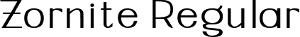 Zornite Regular font - ZorniteDEMO-Regular.ttf