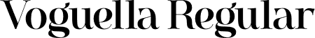 Voguella Regular font - Voguella.otf