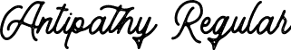 Antipathy Regular font - Antipathy.ttf