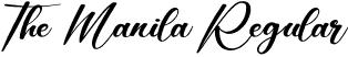 The Manila Regular font - the-manila.otf