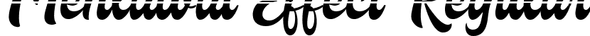 Menlawai Effect Regular font - Menlawai Effect.ttf