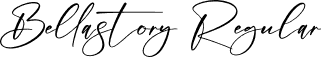 Bellastory Regular font - Bellastory.otf