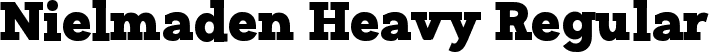 Nielmaden Heavy Regular font - Nielmaden-VF.ttf