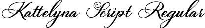 Kattelyna Script Regular font - Kattelyna.otf